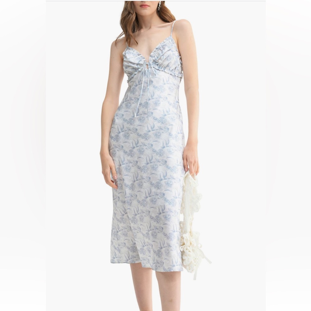 NWT lush Elegant Blue women’s dress size small